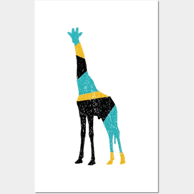 Postmodern Giraffe Wall Art by NAKLANT